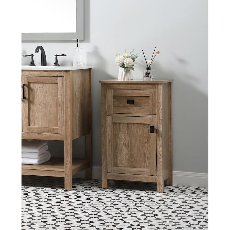 Indigo Home 18 Inch Bathroom Storage Freedstanding Cabinet