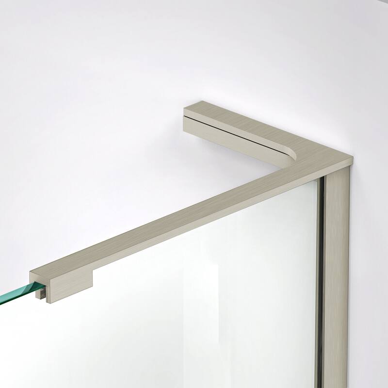 DreamLine Prism Plus 40 in. x 40 in. x 72 in. Frameless Hinged Shower Enclosure - 40" x 40"