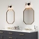 preview thumbnail 5 of 15, Modern Black Gold 2/3/4 Lights Vanity Light Fixture Glass Bathroom Lighting