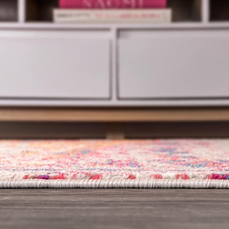 JONATHAN Y Groovy POP Modern Abstract Brushstroke Area Rug