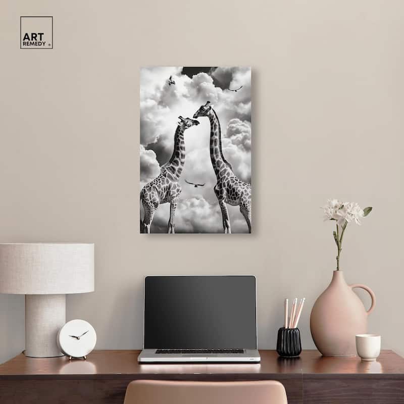 Giants in Love I Canvas by Art Remedy, Gallery Wrapped