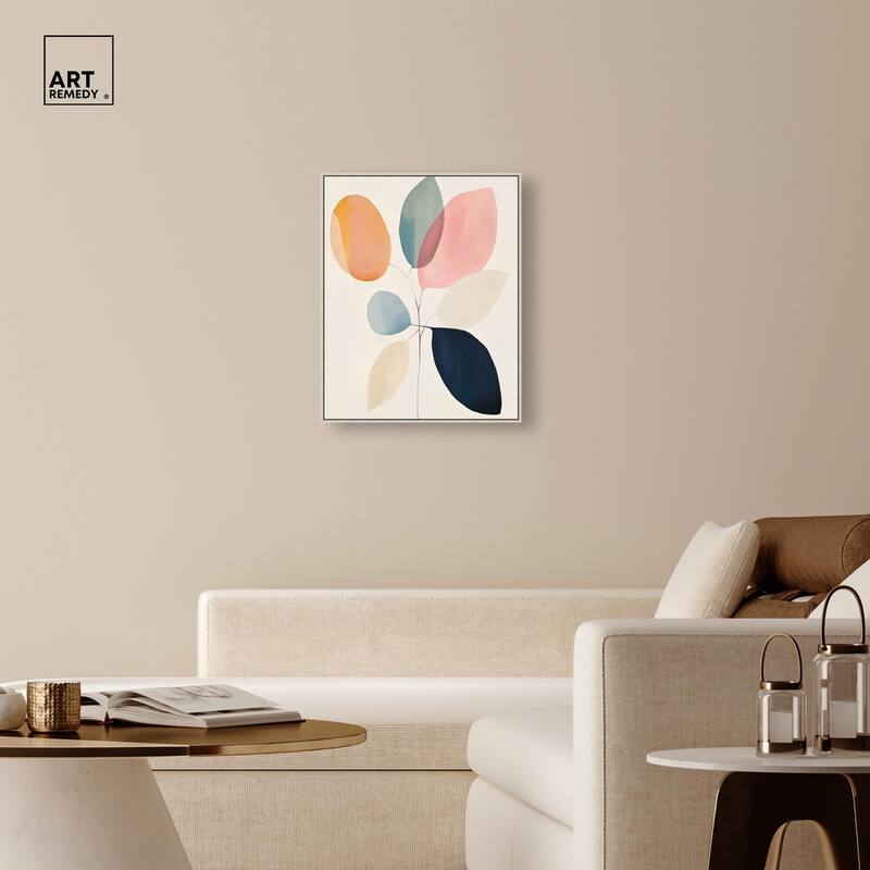 Soft Edge Foliage Canvas by Art Remedy