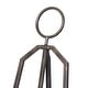 preview thumbnail 24 of 24, Black Iron Metal Modern Industrial Art Portrait Display Floor Easel