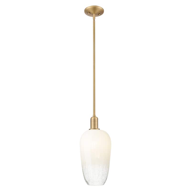 Innovations Lighting Downtown Urban - Brookhaven Flute - 1 Light 7" Stem Hung Mini Pendant