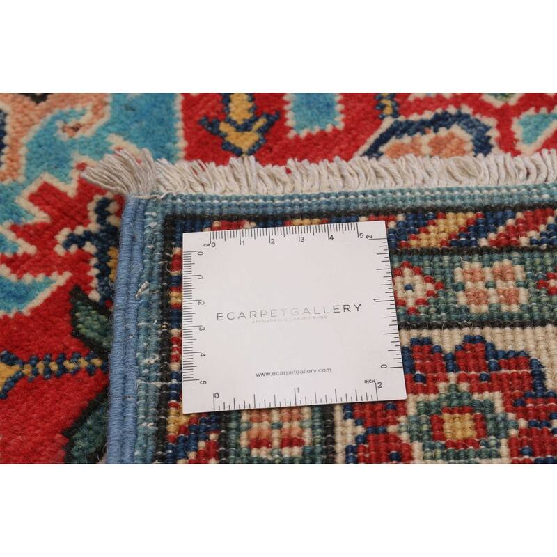 ECARPETGALLERY Hand-knotted Uzbek Ghazni Blue Wool Rug - 2'8 x 9'8