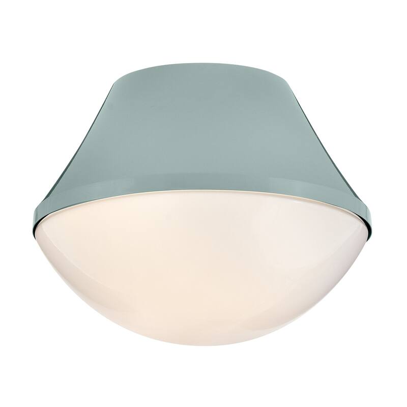 Lark 83411 Haddie 11" Wide Flush Mount Bowl Ceiling Fixture with Case