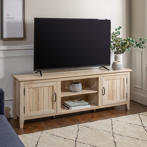 The Gray Barn Wind Gap 70-inch Beadboard Door TV Console
