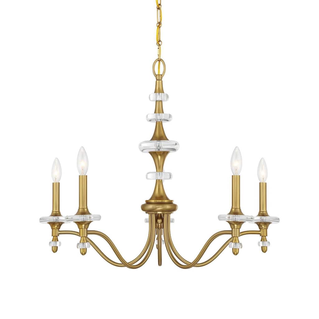Savoy House 1-1361-5 Champlain 5 Light 28" Wide Taper Candle Style