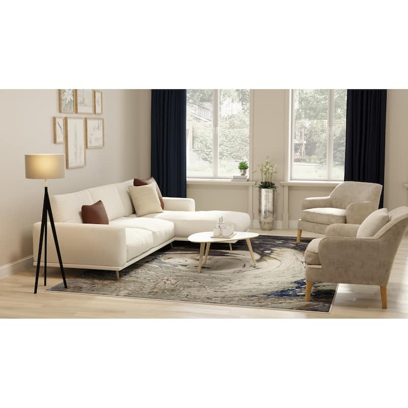 Mandana 39M1F Abstract Modern Area Rug