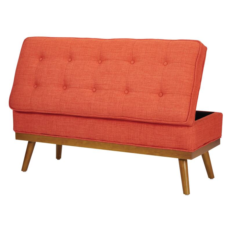 Carson Carrington Sastamala Mid-century Storage Bench