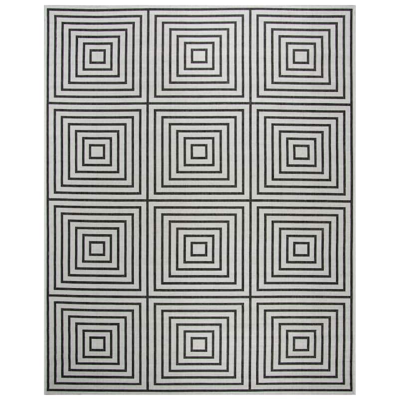 SAFAVIEH Linden Loris Indoor/ Outdoor Waterproof Patio Backyard Rug