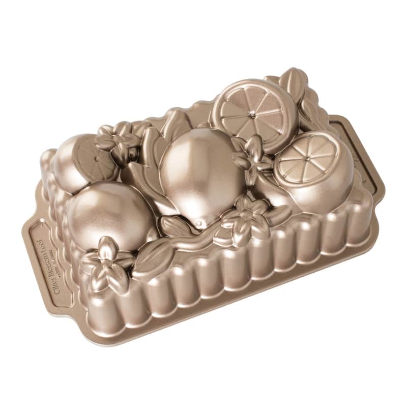 Nordic Ware Citrus Blossom Loaf Pan - Brown