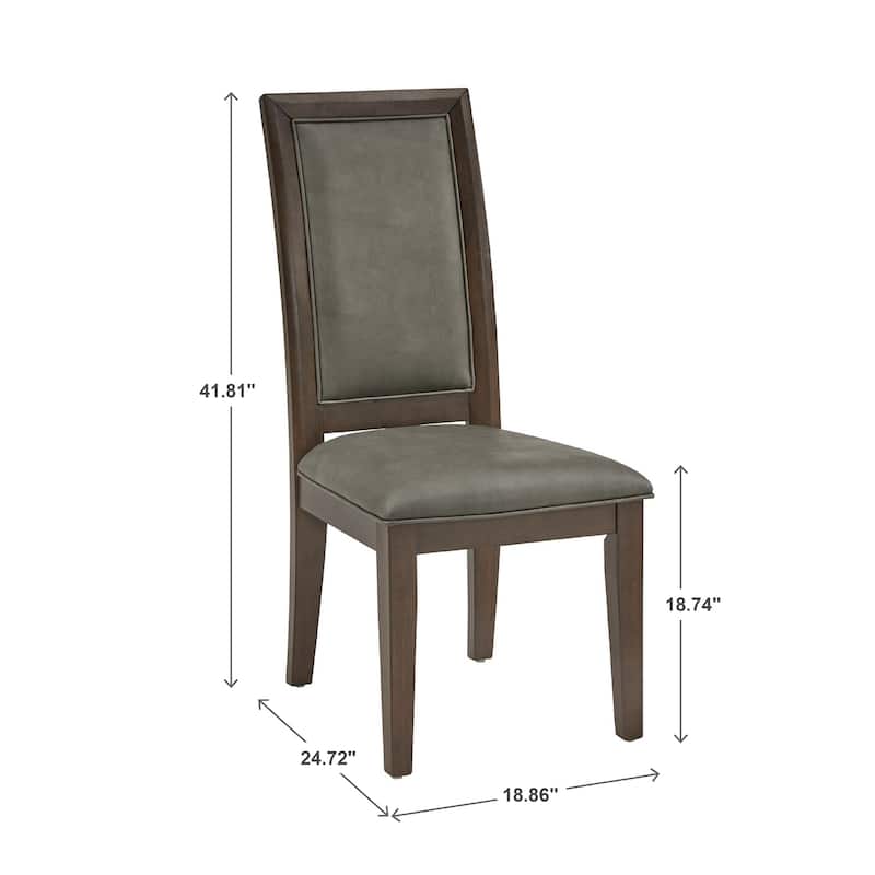 Morelia 84" 6-Person Brown Finish Dining Set by iNSPIRE Q Classic