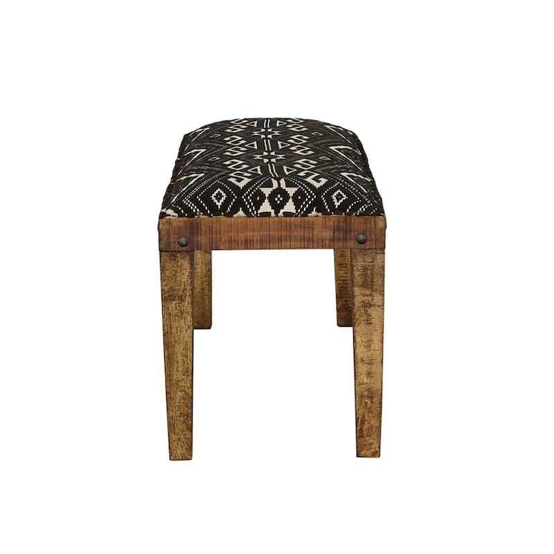 Lamont Natural and Rectangular Upholstered Bench