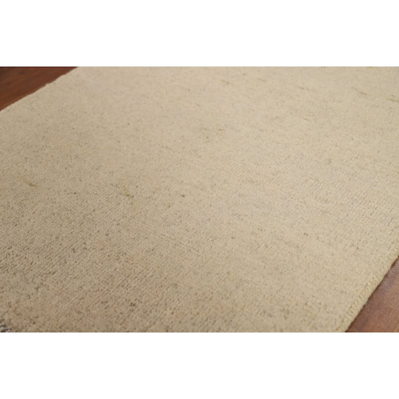 Modern Gabbeh Oriental Foyer Rug Bedroom Handmade Tribal Wool Carpet - 2'0"x 3'2"