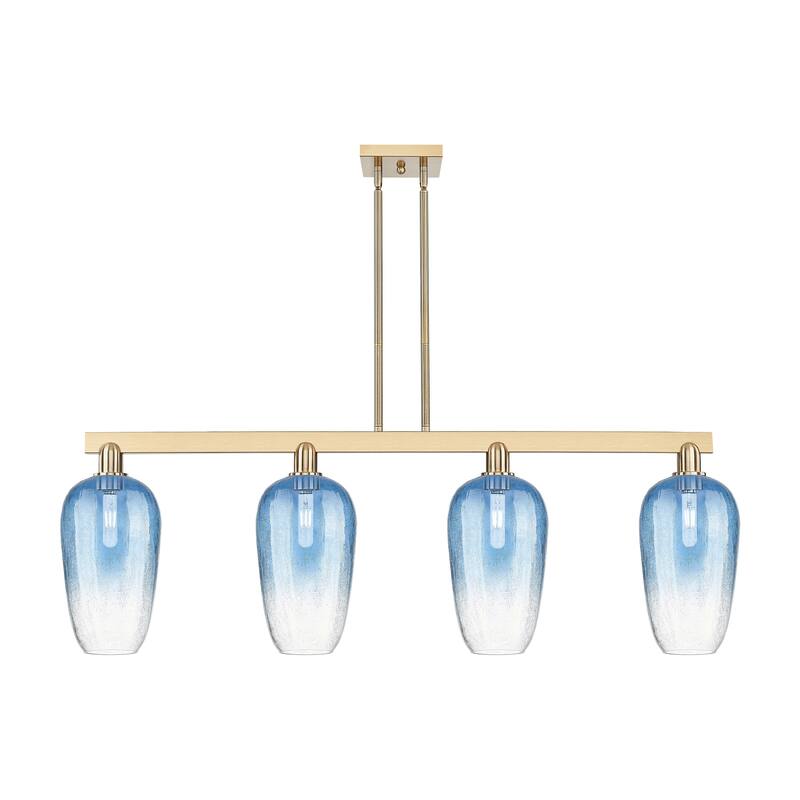 Innovations Lighting Urban Downtown - Brookhaven Flute - 4 Light 48" Stem Hung Island Light