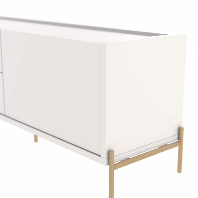 Manhattan Comfort Jasper 86.69 In. Media Cabinet Console