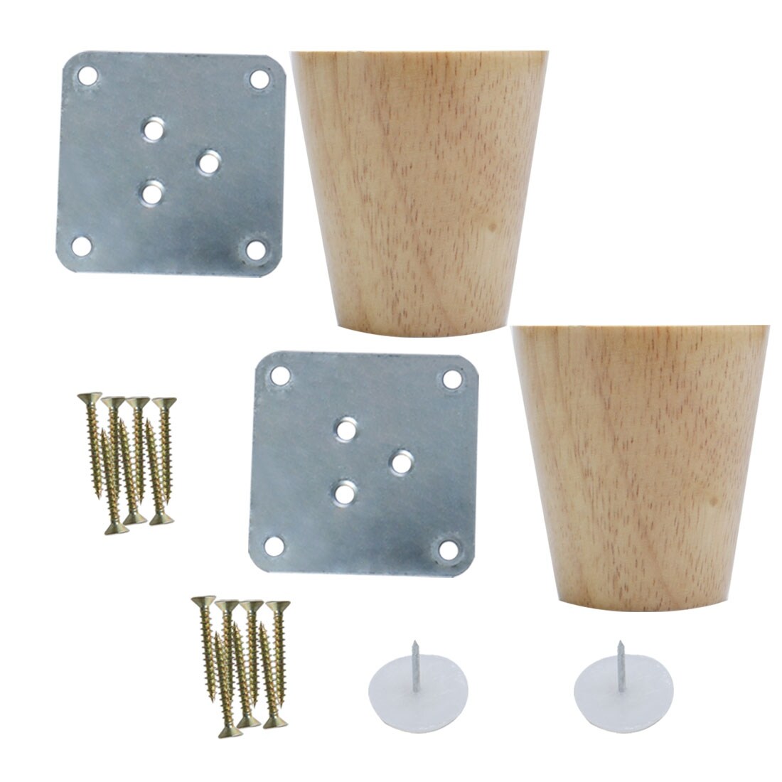 Shop 4 Inch Wood Furniture Legs Sofa Couch Chair Table Desk Closet