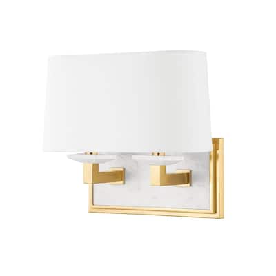 Hudson Valley Lighting 4072 Elwood 2 Light 11" Tall Wall Sconce
