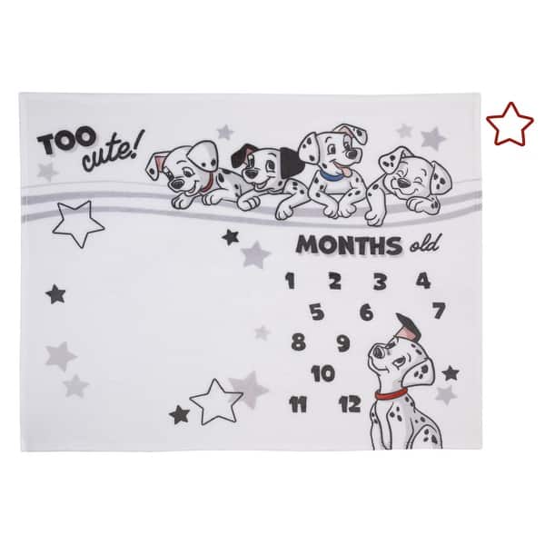 slide 2 of 5, Disney 101 Dalmatians Milestone Baby Blanket