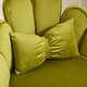 preview thumbnail 32 of 40, Scalloped Petal Velvet Accent Chair with Pillows