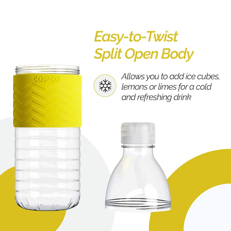 Copco Hydra Reusable Tritan Water Bottle with Spill Resistant Lid