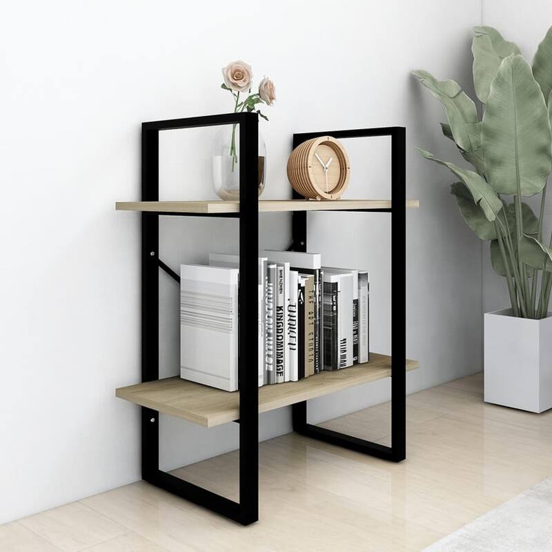 vidaXL Bookshelf Book Cabinet Shelving Unit for Living Room Engineered Wood
