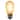 Pack of 25 Warm White Vintage Edison Style LED E26 Light Bulb - 3.5"