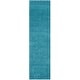 preview thumbnail 64 of 197, SAFAVIEH Laguna Shag Verdiana Solid Color 2-inch Thick Rug. 2'3" x 6' Runner - Turquoise - Runner
