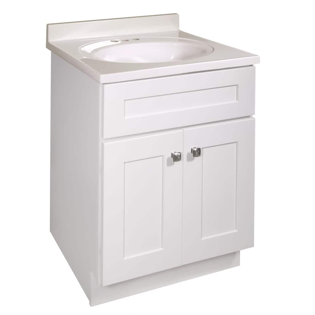 Design House Brookings 25" Free Standing Single Basin Vanity Set with