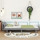 preview thumbnail 6 of 7, Twin Wooden Platform Bed Frame for Kids, Solid Wood Twin Size Bedframe with Headboard for Boys Girls, No Box Spring Needed