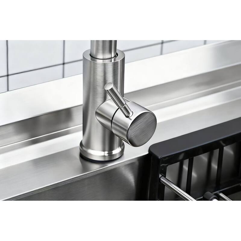 Stainless Steel Utility Sink, Freestanding Sink 3
