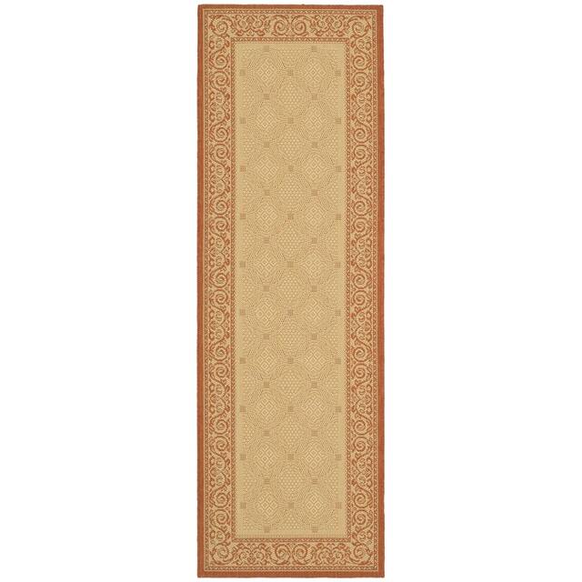 SAFAVIEH Courtyard Laurene Waterproof Patio Backyard Rug