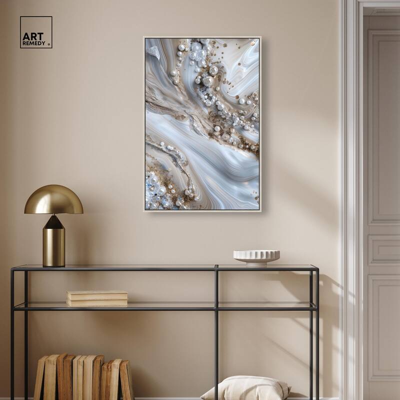 Effervescent Earth Canvas by Art Remedy