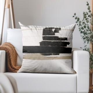 Black And White Abstract - Decorative Throw Pillow - Bed Bath & Beyond