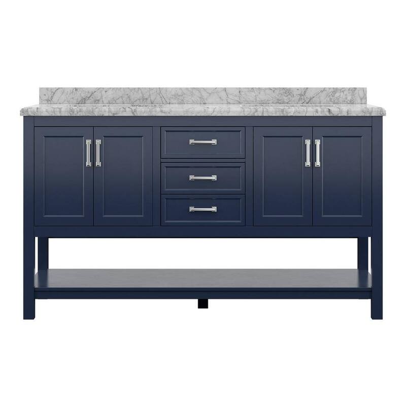 Design Element Affinity 61" Double Sink Vanity