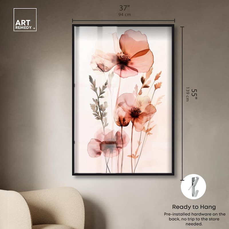 Petal Dye II Shadowbox by Art Remedy