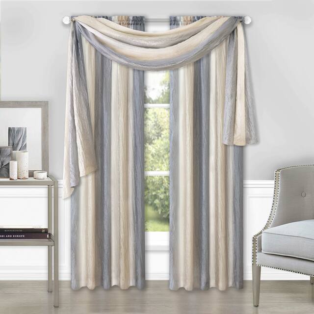 Achim Ombre Window Curtain Scarf - 50" x 144" - 50x144