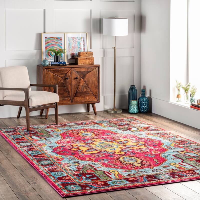 Nuloom Corbett Vintage Bohemian Area Rug - 8'10" x 12' - Multi