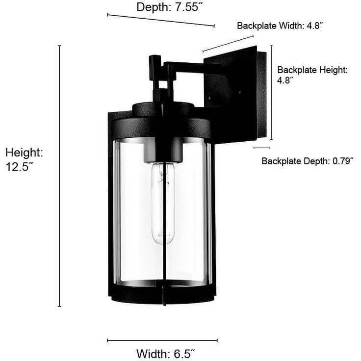 Millennium Lighting 91501 Ellway 13" Tall Outdoor Wall Sconce with