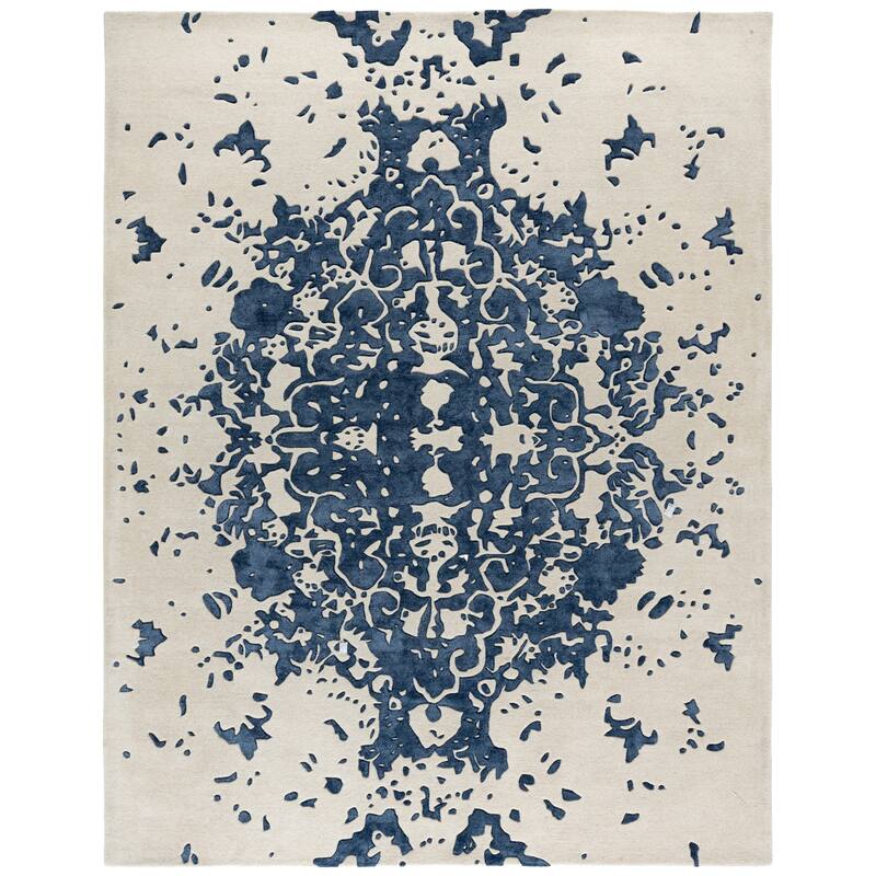 SAFAVIEH Handmade Fifth Roselette Avenue Modern Abstract Wool Rug