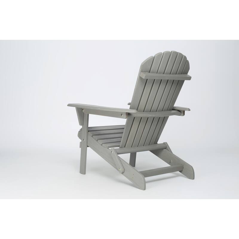 Wood Lounge Patio Chair for Garden Set of 2