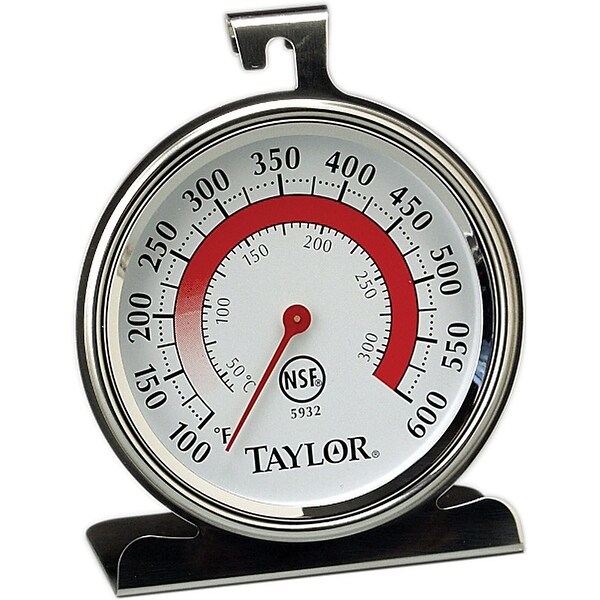 Taylor 5932 Oven Thermometer, 2-1/2" x 2-3/4"