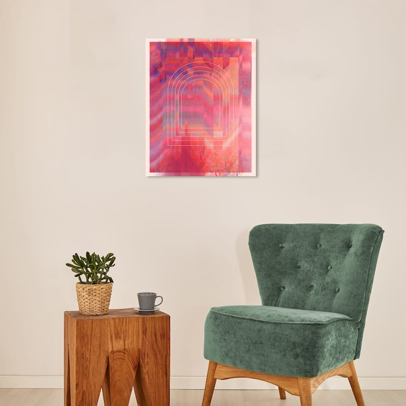 Wynwood Studio Canvas Abstract Portal Varieties Purple Bohemian & Eclectic Wall Art Canvas Print - 16 x 20