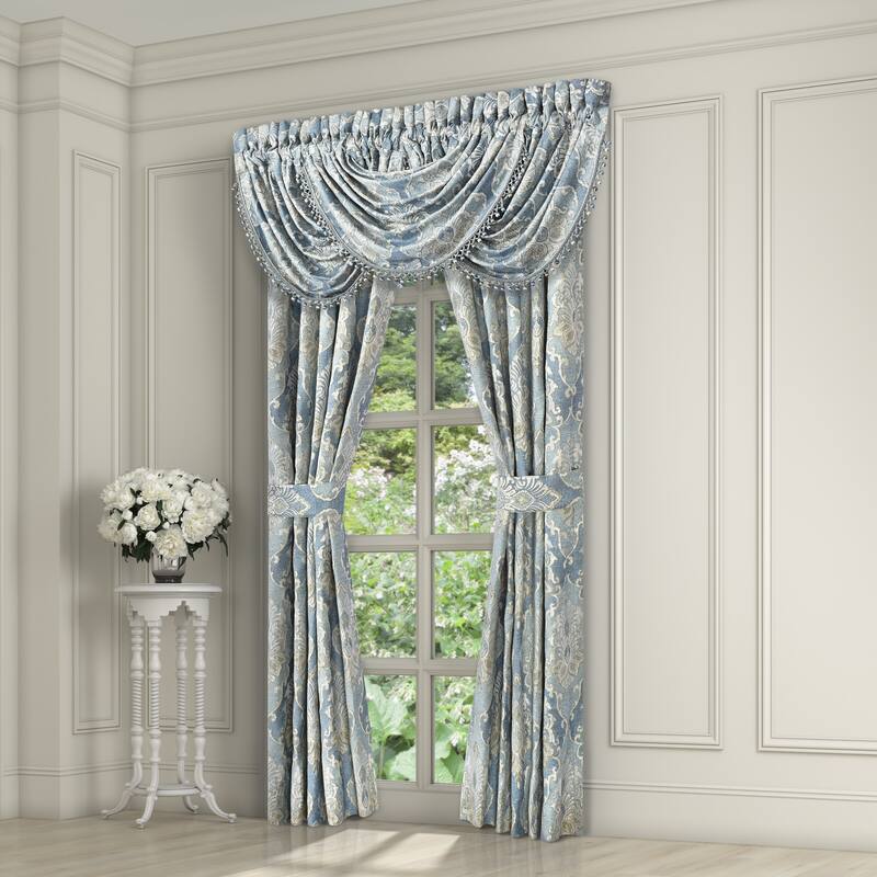 Celtic Window Waterfall Valance - Spa
