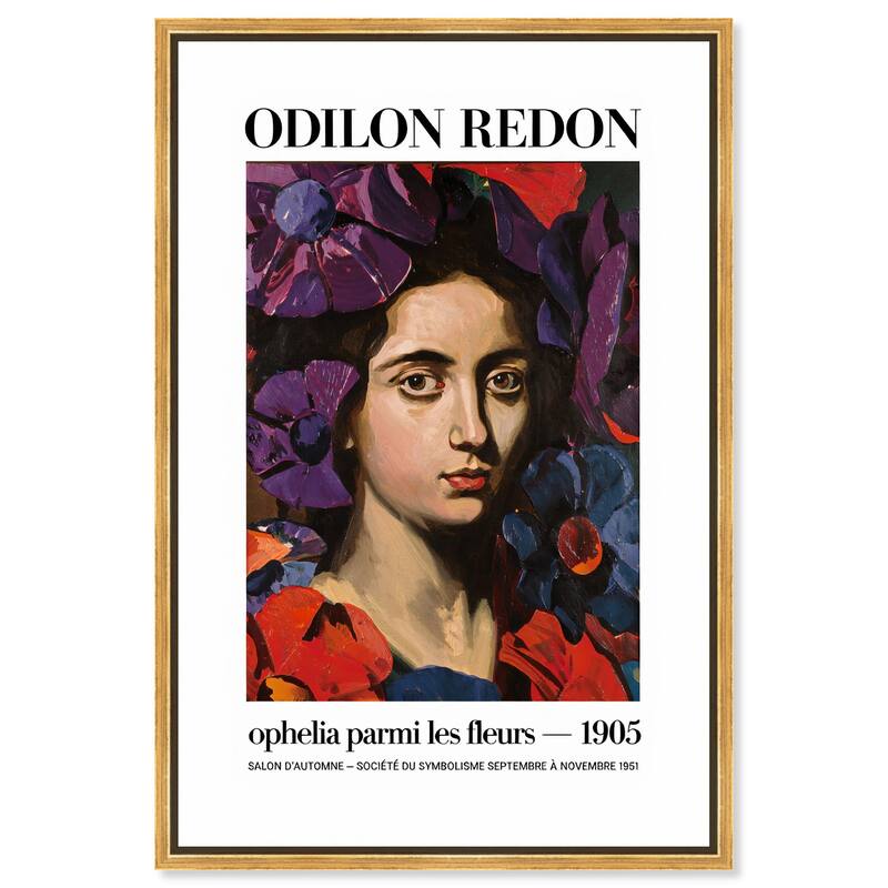 Vision of Ophelia Canvas by Art Remedy - Gold - 16" x 24"