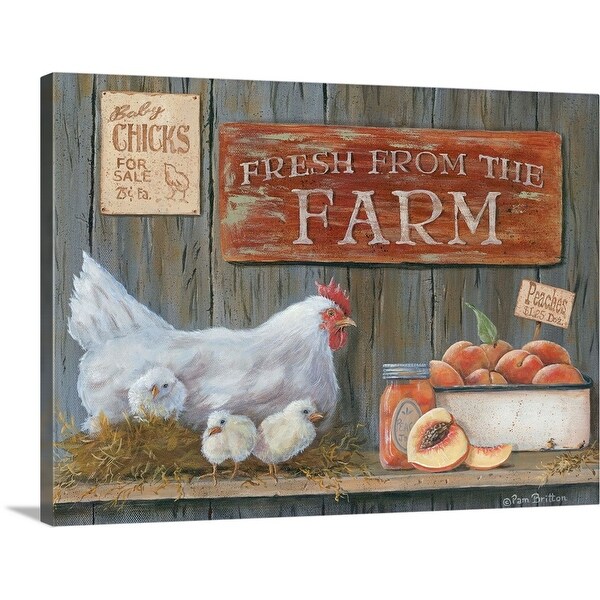 "Fresh from the Farm" Canvas Wall Art