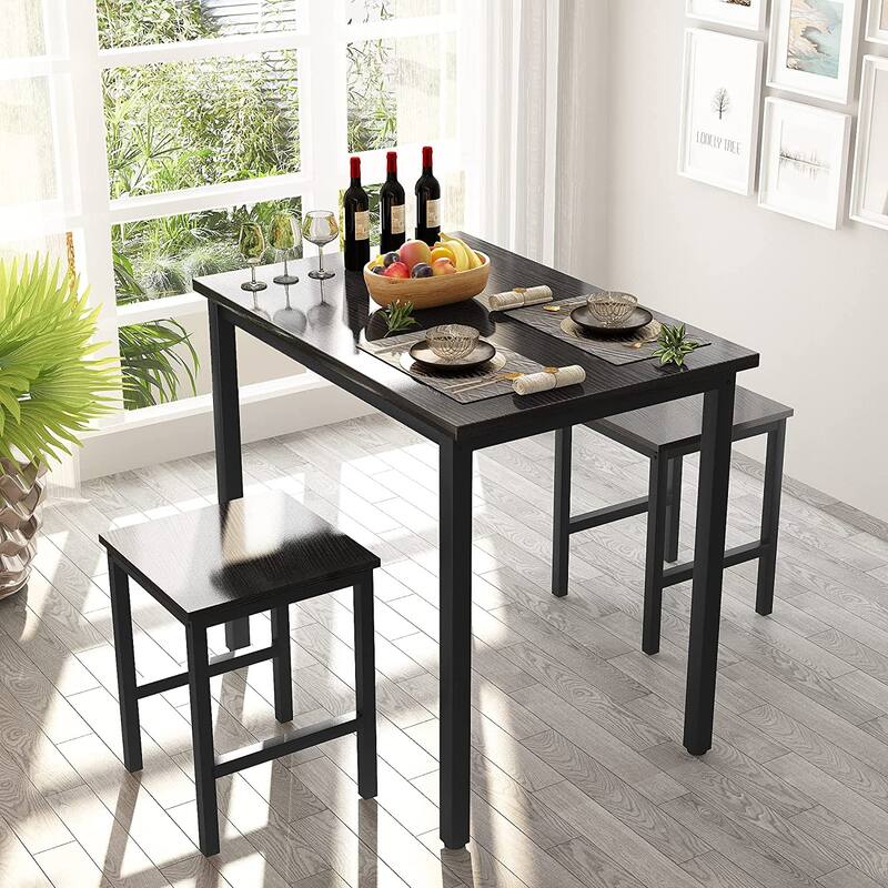 Small Dining Table Set for 2, Home Kitchen Furniture Perfect Choice, Compact and Durable, Easy Assembly