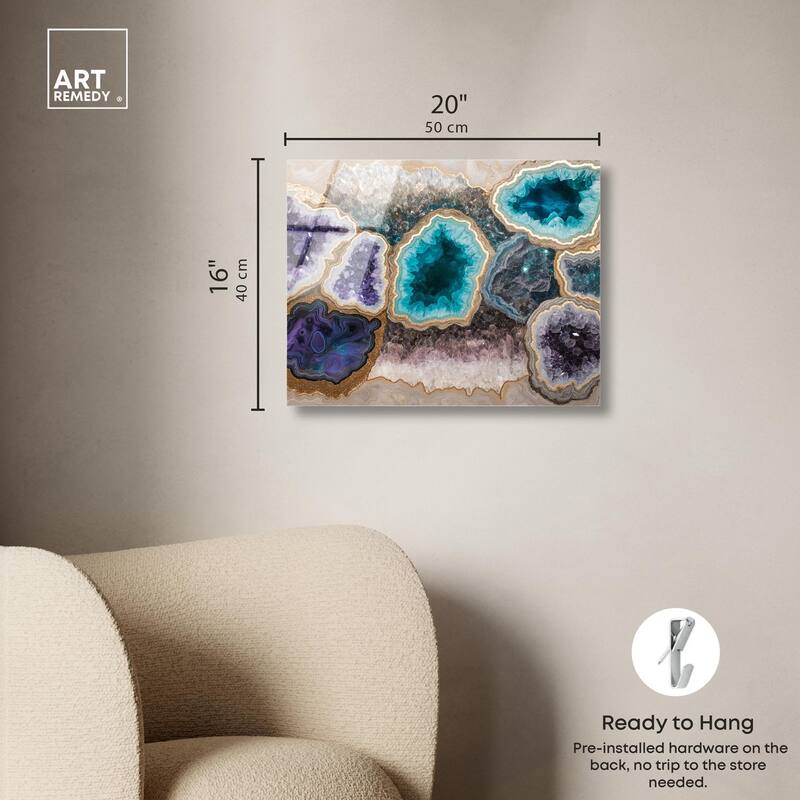 Mineral Multiverse Acrylic by Art Remedy, Ready to Hang