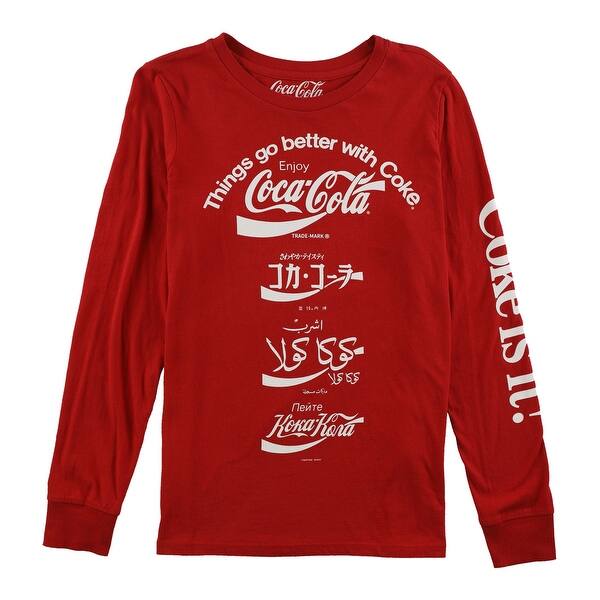 Shop Lucky Brand Womens Coca Cola Language Graphic T Shirt Overstock 29751046 X Large
